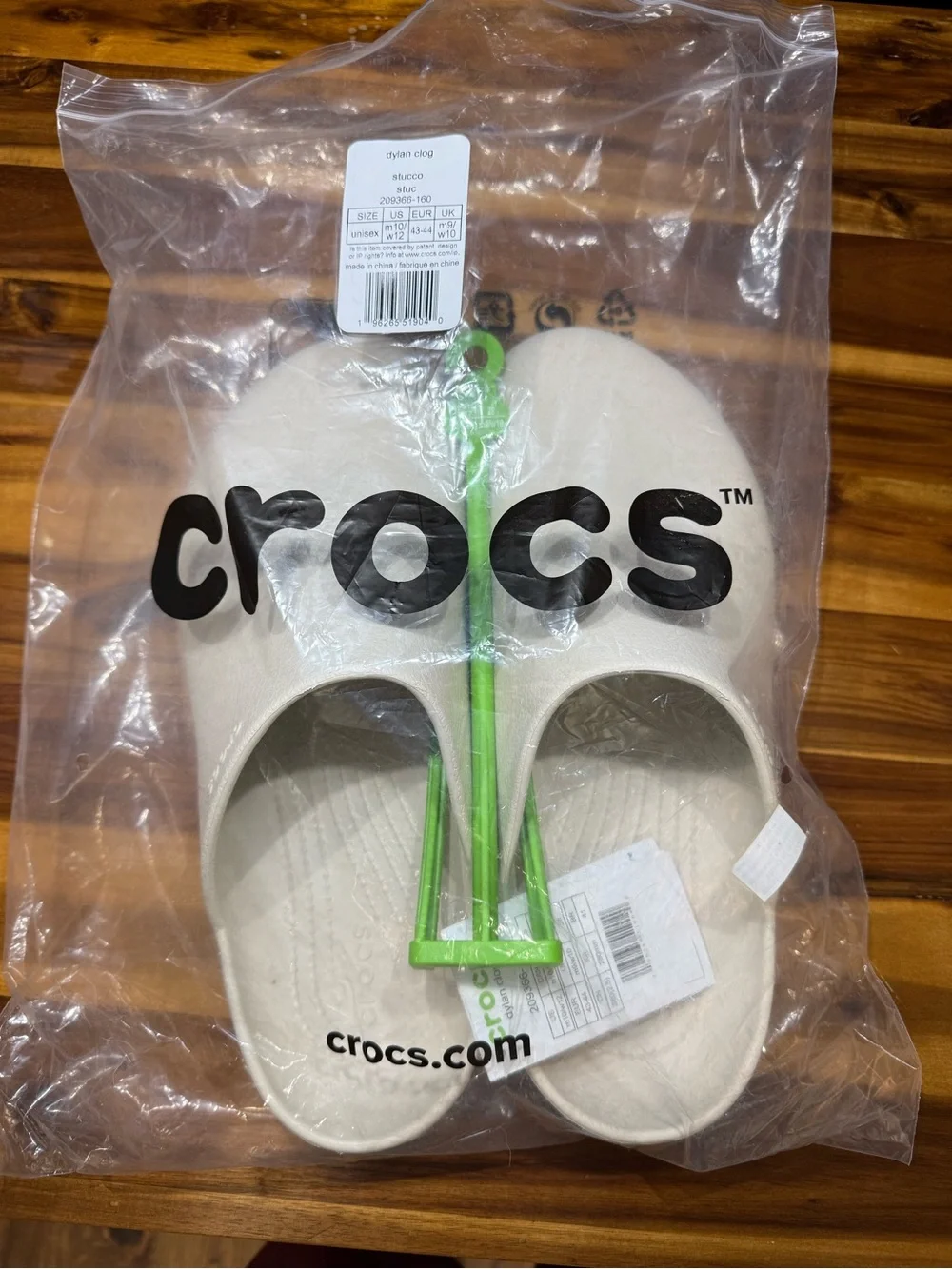 CROCS Classic Slip-On Ballet Flat in Stucco